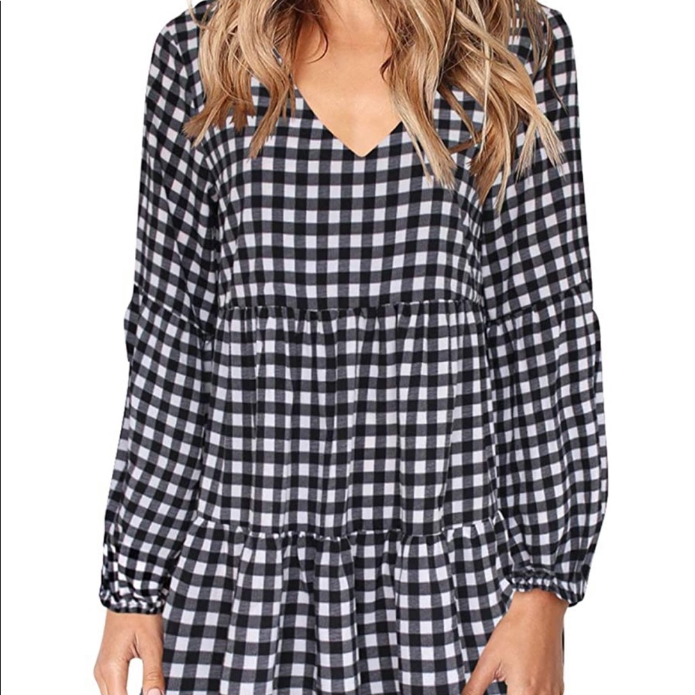 Size small checkered dress